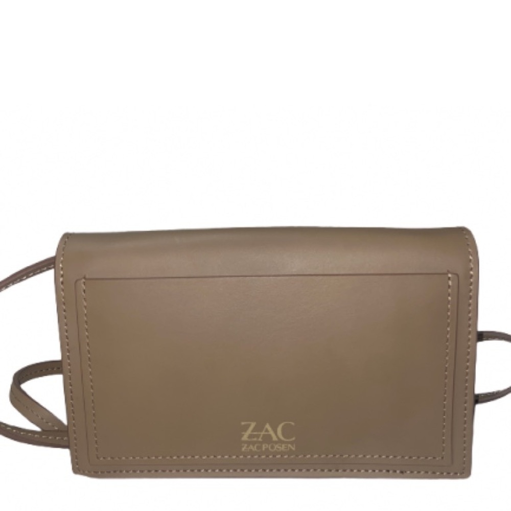 Zac Posen Taupe Star-Embellished Crossbody Bag scratches on the lock - Picture 3 of 9
